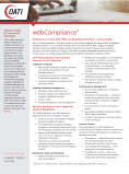 webCompliance Datasheet